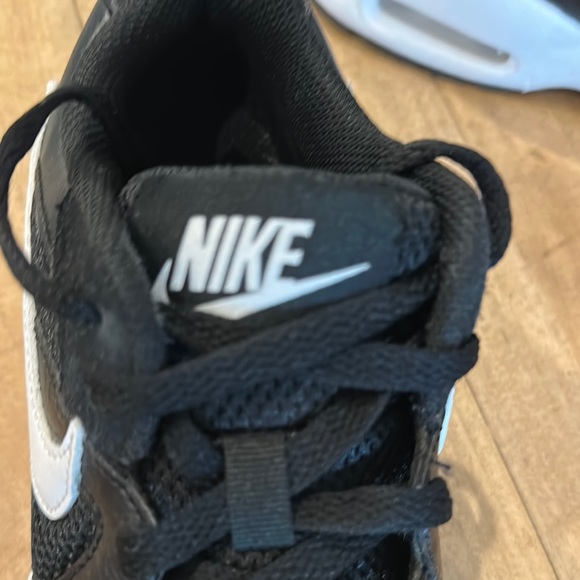 Nike Kids Black and White Athletic Sneakers - Picture 2 of 7